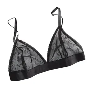 NWT INC International Concepts Bralette Monogram 100137466 Deep Black Logo S thumbnail 1