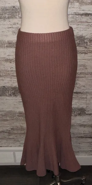 Indikah Selfie Leslie Skirt Midi Antique Rose Flare  thumbnail 8