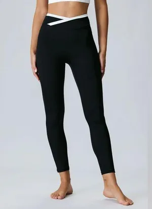 Berlook Black Natural Waisted Leggings 25” 26 thumbnail 1