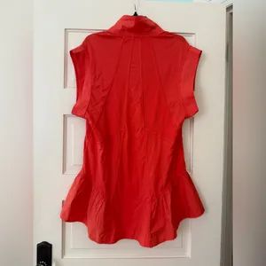 Anthropologie Daily Practice Orange mini casual dress size small thumbnail 3