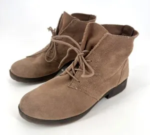 Naturalizer Women's Suede Leather Lace Up‎ N5 Comfort Ankle Boots Brown Size 7 thumbnail 1