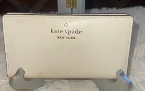 Kate Spade white Cream Wallet thumbnail 1