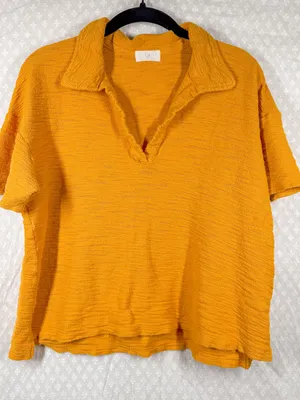 Anthropologie T.‎ La Orange Cotton Textured Short Set thumbnail 2