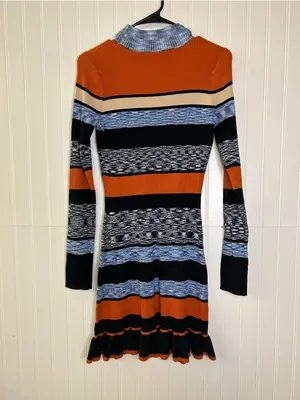 VICI Kaysen Knit Colorblock Mini Dress Size Medium thumbnail 4