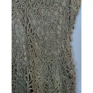 Windsor Dress Womens S Gold Gold Beaded Sequin Bodycon Mini V-Neck thumbnail 12