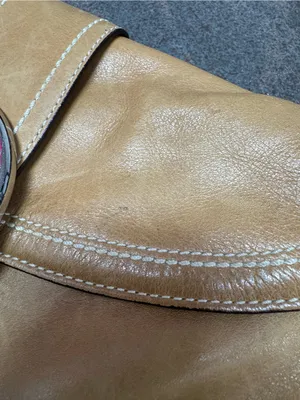 Vintage Vtg Coach 10578 Soho Shoulder Bag Buckle Leather Tan Silver Hardware Y2K thumbnail 7