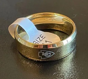 Gold Kansas City Chiefs Ring thumbnail 3