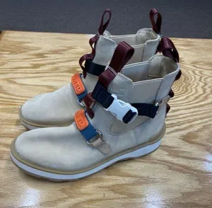 Sorel Hi-Line EQ Chelsea Boots Women's 7.5 Beige Geox Respira Waterproof S56 thumbnail 4