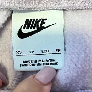 1014‎ | Nike High Waisted Logo Fleece Jogger Sweatpants Lavender Womens XS thumbnail 6