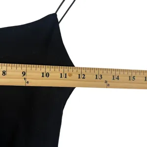 Zara Women's Size Medium Black Slip Little Black Dress‎ Mini Dress thumbnail 6