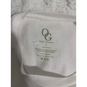 NWOT Organic Generation White Lemon Pearl Cotton Crewneck Baby T-shirt S thumbnail 4