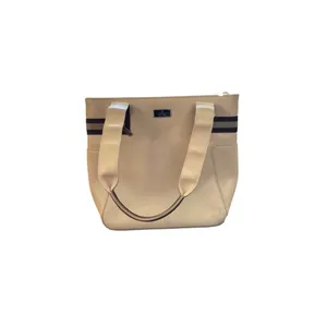 Women's Beige Tote Bag Brown thumbnail 4