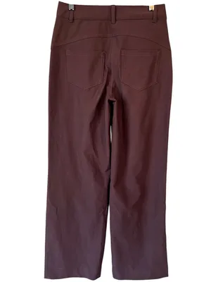 Lululemon City Sleek 5 Pocket Wide-Leg High-Rise Pant Utilitech Roasted Brown thumbnail 13