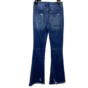 Risen High Rise Distressed Hem Flare Jeans Size 26/3 thumbnail 5