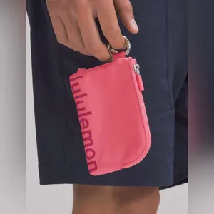 Lululemon Athletica Pink Zipper Pouch thumbnail 1