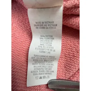 Aerie Vacay Crew Sweatshirt Wild Peach French Terry Oversized Top Small thumbnail 9