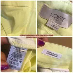 Loft Outlet Yellow Cropped Flare Leg Trousers (12) thumbnail 8