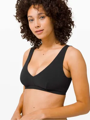 Lululemon Calm Tides Black Bikini Top thumbnail 1
