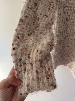 POL Chunky Oversized Cozy Yarn Confetti Sweater thumbnail 4