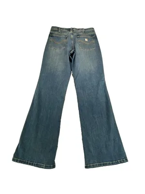 Carhartt Work Jeans Women's 10 Blue Denim Pockets Bootcut Leg Traditional Fit thumbnail 2
