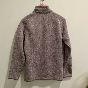 EUC Patagonia Gray Better Sweater Fleece Pullover 1/4 Zip Women’s Large L thumbnail 6