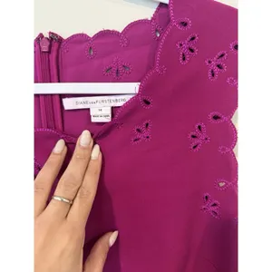 Diane von Furstenberg Caralyn Cut Out A-Line Shift Dress Size 14 – 2386 thumbnail 4