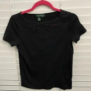 Ralph Lauren black top thumbnail 1