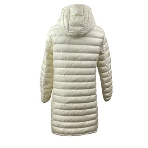 Aritzia Babaton Hudson Women's Cream Hooded Long Sleeve Puffer Coat Jacket Sz S thumbnail 4