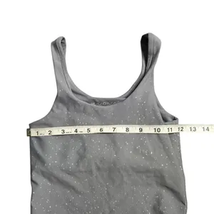 Beyond Yoga Keep it Simple Alloy‎ Speckled Cropped Tank Size: XS thumbnail 2