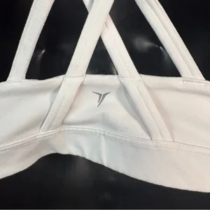 Old Navy White Racerback Crop Tank Top M thumbnail 8