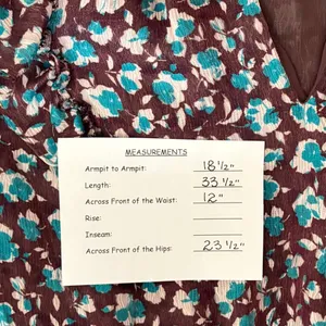 RAMY BROOK Silk Penelope Dress Roco Floral Mini Ruffled Smocked Purple Teal XS thumbnail 15
