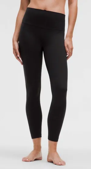 Lululemon Align High Rise Yoga Leggings 25” Inseam 7/8 Ankle Length Black Size 4 thumbnail 1