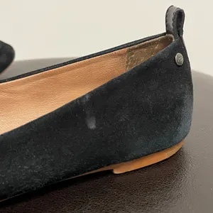 Ugg Black Jonette Suede Leather Flats 6 Almond Toe *No Box* thumbnail 9