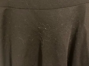 Black scalloped neck skater dress thumbnail 4