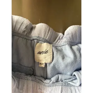 Aerie Blue Lounge Shorts XS Cotton Blend Elastic Waist Pockets thumbnail 2