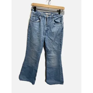 Levi's 70s‎ High Flare Jeans Womens 28 Blue Medium Wash Denim Retro Boho thumbnail 2