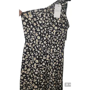 Prettygarden Maxi Dress One Shoulder Floral Print Ruffle‎ Hem Black Size S thumbnail 3