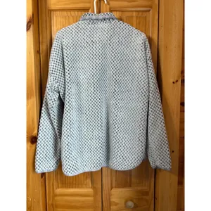 Simply Southern Sherpa Pullover Women's XL‎ Frost Gray Quarter Snap Fleece thumbnail 2