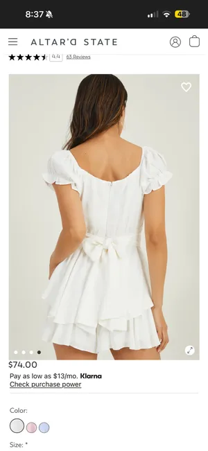 Altar'd State Romper thumbnail 2
