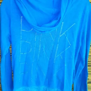 VS PINK XS Thin Blue Hoodie thumbnail 3