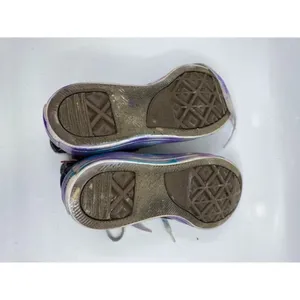 Converse Sneakers Customized Black Silver Womens 8 thumbnail 12