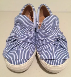 Bow Tied Sneakers Blue Size 9 thumbnail 2