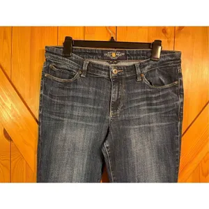 Lucky Brand Jeans Sz 10/30 Sweet Boot Cut Denim Blue Jeans Stretch Dark Wash (19 thumbnail 3