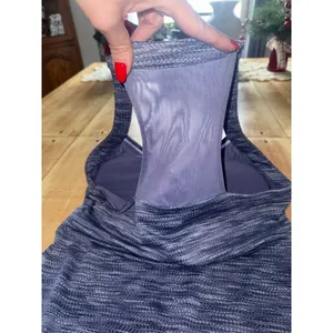 MPG Mondetta Performance Gear Blue Space Dye Racerback‎ Active Dress Medium thumbnail 4