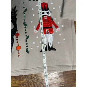 Vintage 90s Fall, Halloween, Thanksgiving & Christmas Theme Sweatshirt 1x Beige thumbnail 4