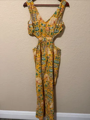 Anthropologie Maeve Marie Column Maxi Dress size large thumbnail 4