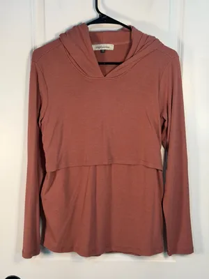 Angel Maternity Nursing Hoodie Mauve Size XS thumbnail 1