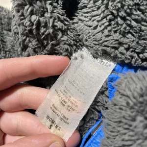 Vtg Patagonia Reversible Fleece Zip Up Sherpa Pile Vest Blue Grey Women's SZ S thumbnail 3