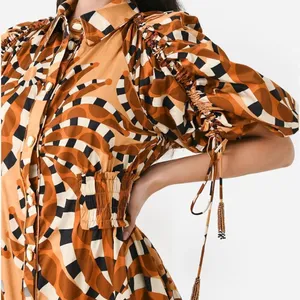 Farm Rio Bananada Button-Down Mini Dress XS thumbnail 2