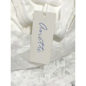 Anette White Floral Lace High Low Halter Dress Sleeveless New‎ With Tags Size S thumbnail 3